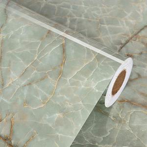 Green Marble Contact Paper for Countertops Waterproof Granite Peel and Stick Wallpaper Decorative Vinyl Contact Paper for Kitchen Cabinets Table Top Cyan Marble Wallpapers for Backsplash 15.8"x78.7"