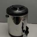 Mifoci Insulated Drink Dispenser Stainless Steel Hot Water Beverage Dispenser Coffee Urns Hot and Cold Drink Holder with Pump Spigot for Party Tea, Milk, Water(2.11 Gallon/ 8 L)