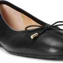 Lauren Ralph Lauren Women's Jayna Flat, Black, 6