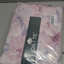 OAITE Duvet Cover Set King Size Floral Pattern 600 Thread Count Ultra Soft 100% Long Staple Cotton Duvet Cover Sets 3-PC, Breathable Duvet Cover with Zipper Closure & Corner Ties (King-104" x 90", Aster)