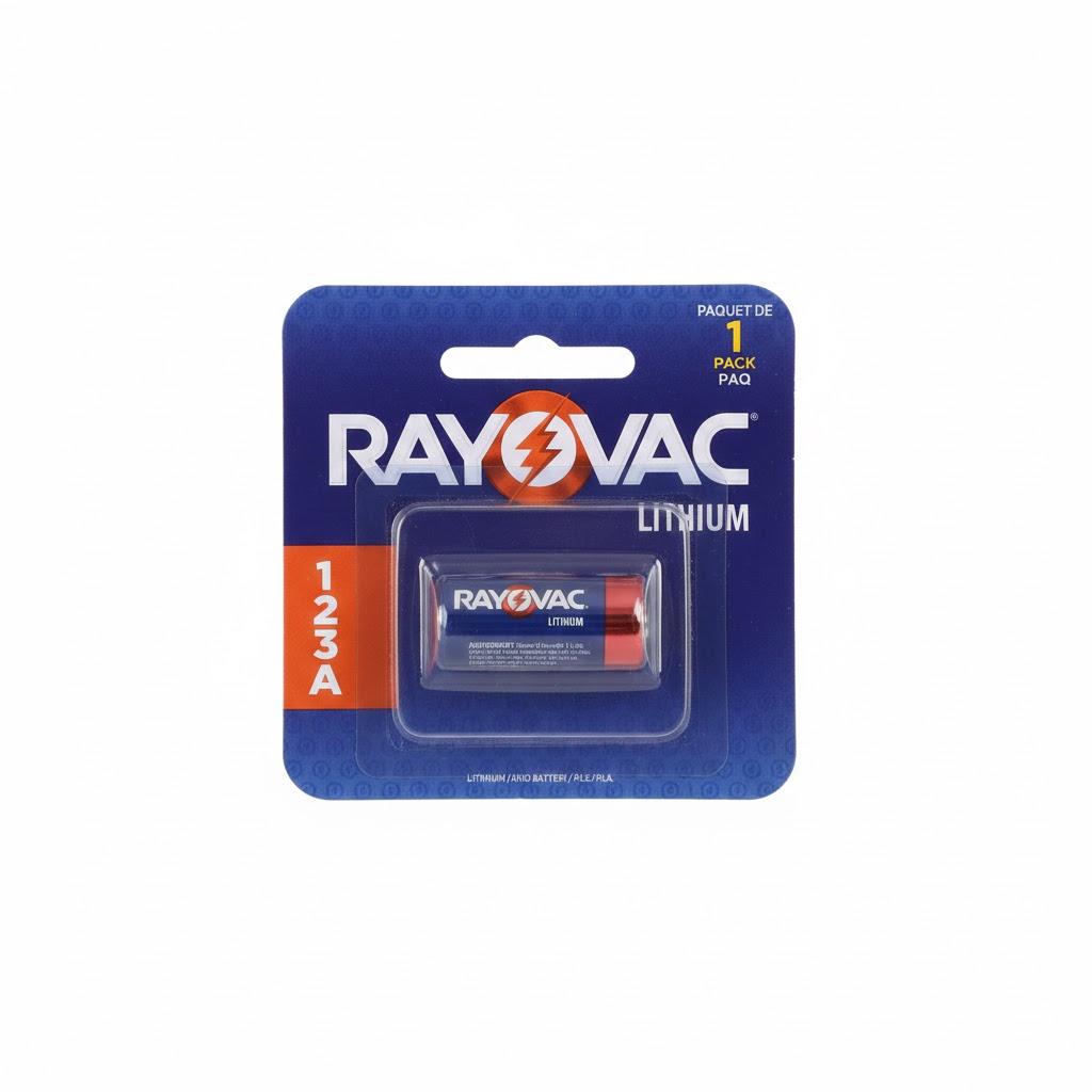 RAYVAC 123A BATTERY 4pcs