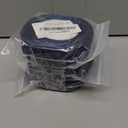 3 Pack molshine 50 Yards x 1 Inch Shimmer Sheer Organza Ribbon,Chiffon Fabric Ribbons for Bouquets Garland,Bowknot,Wedding,Gift Wrapping,Hair,Crafts,Decoration (Navy Blue)