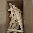 16 Pcs 5 Inch Mini Wood Display Easel, A-Shaped Small Wood Easel for Displaying Small Canvases, DIY Crafts, Photos, Gift, Home Decoration