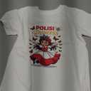 Polish Princess Cute Girl with Crown for Girls T-Shirt, White, 4T
