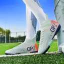 Soccer Cleats for Mens, Womens Indoor Soccer Shoes Unisex Baseball Turf Shoes Youth Rugby Shoes Adult AG FG TF Football Boots Wide Training Sneaker, Size 44