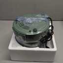 COOK WITH COLOR 3L Glass Mini Low Carb Rice Cooker  Holds 2 Cups Raw/Makes 6 Cups Cooked with Auto Lift Filter Basket, Hotpot & Steamer for Rice, Grains, Digital Panel with Keep Warm, Dark Sage