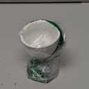 DIYOMR Cute Humanoid Ceramic Planter Pot, 3.7” Tall White Doll Small Succulent Bonsai Pots Cactus Container Creat Design for Home Office Desktop Decor, Not Include Plants (White A)