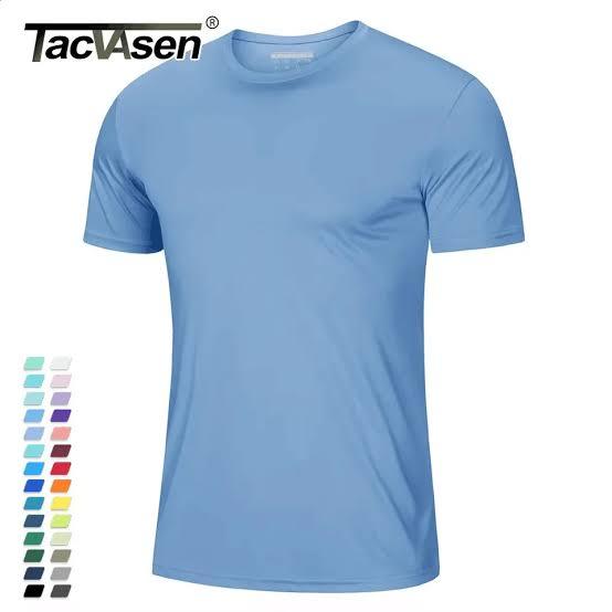 Tacvasen Blue T-Shirt Size L
