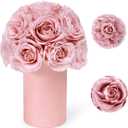 ANLUNOB 20 Flesh Pink Roses Forever Flowers Gift for Women Mother Day Flower Gift for Mom Birthday Valentines Day Gifts for Mom Women Grandma Sisters Daughter