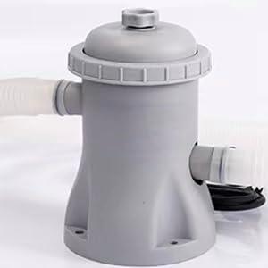 Filter Pump for Above Ground Pools 330 GPH Pump Flow Rate Pool Filter for Inflatable Swimming Pool Pump Crystal Clear Filter Pump