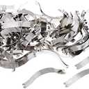 100Pcs Spring Clips Metal Aluminum Picture Frame Hardware for Frame Molding 85x9mm