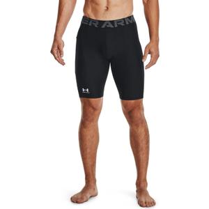Under Armour Men's HeatGear Long Shorts (X-Large, Black (001)/Pitch Gray)