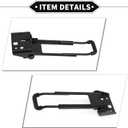 Door Check Strap Stopper Limiter for Dodge Sprinter 2500 3500 2002-2006, Durable Metal Black Rear Left Right Door Check Bracket Stop Stay