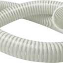 1 1/2 "-12 Ft Pool Filter Pump Connection Hose Premium Kink Free PVC Swimming Replacement Tube for Above Ground Pools, Includes 2 Hose Clamps and Can Be Cut as Needed