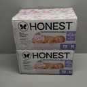 The Honest Company Comfort Dry Disposable Daytime Diapers for Sensitive Skin, Hypoallergenic, Rose Blossom + Tutu Cute, Club Box Size Newborn 72 Count
