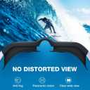 ZIONOR Swim Goggles, Upgraded G1 Polarized Swimming Goggles Anti-Fog for Adult Men Women