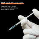 U-100 Syringe with Needle, 30G 1/2cc 5/16 Inch (8mm) Syringe, Individually Wrapped, Pack of 100