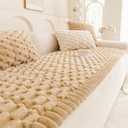 TGODGPY Pet Couch Cover for Dogs Washable Pet-Friendly Dog Sofa Protector for Furniture Boho Pets Mat for Couches and Sofas (27.6x59.06, Khaki Brown)