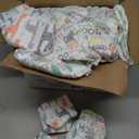 The Honest Company Comfort Dry Disposable Daytime Diapers for Sensitive Skin, Hypoallergenic, Fragrance-Free, Multi-Colored Giraffes + Barnyard Babies, Club Box, Size 2 (12-18 lbs), 72 Count