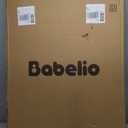 Babelio 36" Tall Baby Gate, 26-40" Wide Auto Close Pet Gate, PressGuard C5 Pressure Mounted Metal Dog Gate, Easy-Install No Drilling, No Tools Needed, with Wall Protectors and Extension Kits, Black