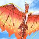 Mint's Colorful Life Dragon Kite for Kids & Adults, Easy to Fly Best Beach Kites for Beginners, 300ft Kite String Included