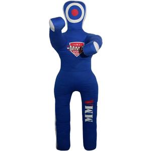 Kids Grappling Standing Dummy - Unfilled Wrestling, Jiu-Jitsu, MMA Training Dummy with Moveable Arms and Legs Durable Polyester Fabric
