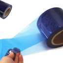 Adhesive Surface Protective Tape - No Residue Removable Film Roll Scratch Protect Cover Smooth Surface Covering Shield for Glass Metal Plastic Blue 3.9 Inches x 164 Yards