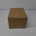 32 oz Wide Mouth Amber Glass Mason Jars (6 Pack) - BPA Free, Air Tight, Leak Resistant - Quart Mason Jars for Canning, Storing Food, Spices, and Meal Prep