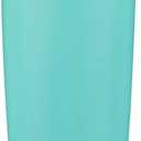 20oz Tumbler Bulk Stainless Steel Vacuum Insulated Tumblers with Lid Double Wall Travel Mug Powder Coated Coffee Cup, Suitable for Ice Drinks and Hot Beverage (Light blue 1pack)