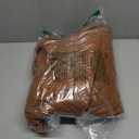 Bedsure 100% Washed Cotton Duvet Cover Queen Size - Hazelnut Brown Minimalist Cotton Duvet Cover Linen Like Breathable - GentleSoft™ Plain Simple Bedding (Hazelnut Brown, Queen, 90"x90"), 3 Pieces