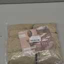 Genina Waterproof Seat Covers for Dining Room Chairs Covers Dining Chair seat Covers Kitchen Chair Covers slipcovers (Khaki, 6 Pcs)