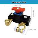 Car Battery Power Cut-Off Switch Breaker, Pure Copper Stable Transmission High Conductivity Disconnect Switch Smart Battery Disconnect for Car Truck Boat Rv Supplies
