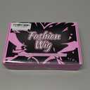 AISI HAIR 14 Inch Auburn Wigs for Women - Shoulder Length Wave Wig with Pre-Cut Lace Hairline, Middle Part Natural Wavy Bob Synthetic Heat Resistant Fiber for Daily and Party