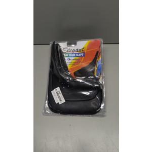 2PCS Car Mud Flaps, Scratch-Resistant & Impact-Resistant PVC Splash Guards, Vehicle Wheel Rear Mudguards for Gravel Slurry, Universal for Most Cars, SUVs, Trucks (Black)