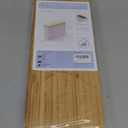 LONBET Toilet Paper Storage for 12 Rolls, Stackable & Foldable - The Ultimate Bathroom Organizer - Waterproof Basket with Bamboo Lid - Elegant Toilet Paper Storage Holder, Beige