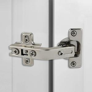ROYXTZ 4pack 2Pair 135 Lazy Susan Hinge,Full Overlay Concealed for Corner Kitchen Cabinet Replacement Hardware, Cupboard Folded, Folden Door