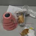 Vechoicy Plug in Wall Sconces Lighting Fixture, Wooden Adjustable Bedside Wall lamp for Industrial Bedroom, Living Room Bathroom Sink Lighting (1, Pink)