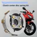 Clutch Kit for Honda Rebel 250 CMX250/C/X, Heavy Duty Springs Driver Complete Clutch Disc Plate Kit for 1985-2016 Nighthawk 250 CB250 1991-2008