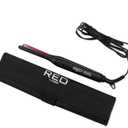 Red by Kiss Pencil Flat Iron up to 450°F Thin Small Tourmaline Ceramic Plate 0.3 inch (3/ 10") for Women and Men, Short to Medium Hair, Pixie Cut, Bangs, Edges