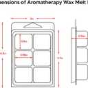 10-Pack Aromatherapy Wax Melts, Two Scent Combo | Wax Warmer & 8 Tealights Included | 90g (3.17 oz) per Pack | Eco-Friendly Soy Wax, 8 Scents (Cotton & Ocean Breeze) (Cotton & Ocean Breeze)