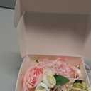 Wrist Corsage and Boutonniere Set, Artificial Rose Corsage Wristlet and Boutonniere for Wedding Prom Party (Pink 1 Boutonniere&1 Wrist Corsage)