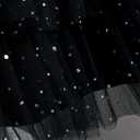 Toddler Baby Girls Tulle Dress Flower Girl Dresses Princess Party Outfit Photo Shoot (Age 0-6 Years) (Black)