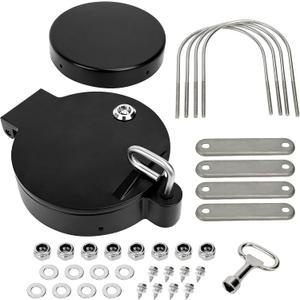 Universal Conduit Carrier Kit Fit 6 Inch Diameter PVC Pipe, Reliable Protection Locking Mechanism Strong Stability, Black