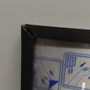 Americanflat 16x20 Picture Frame with Polished Plexiglass - Streamline Collection - Thin Border Picture Frame for Wall Display - Hanging Hardware Included - Black