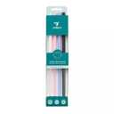 Reduce 4pk Silicone/Tritan Combo Replacement Flexi Straws XL: Reusable Tumbler Straw Set, Dishwasher-Safe