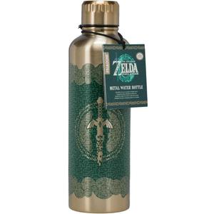 Paladone Tears of The Kingdom Official Licensed Zelda Metal Water Bottle, Gamer Fan Decor and Gift, Gaming Desk Accessory for All Ages, Collectors Drinkware