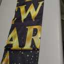 Happy New Year Decorations Hanging Door Cover Banner, 35x73" Welcome 2026 Year Party Door Porch Sign Banner Covers for Home Yard Lawn New Year's Parties Front Door Decor Indoor Outdoor (Gold)