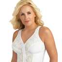 Exquisite Form Front Closure Posture Bra White 42B