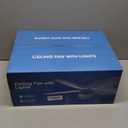 Palm Leaf Ceiling Fans with Lights-42 Tropical Ceiling Fan with Light and Remote/APP Control, Flush Mount Low Profile Black Ceiling Fans for Bedroom, Indoor/Outdoor Patio Use