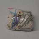 Zopeal 32 Pcs Flannel Cloth Baby Wipes Reusable Dispenser Washable Soft Natural Unbleached Baby Face Cloth Wipes 8 Colors Outer Stitching 8 x 8 Inches